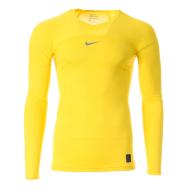 T-shirt Manches Longues Jaune Homme Nike Technique pas cher