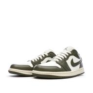 Baskets Kaki Mixte Nike Air Jordan 1 Low vue 6