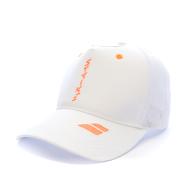 Casquette Blanche/Orange Homme Babolat Curve pas cher
