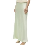 Jupe longue taille haute Vert Vero Moda Beatrice