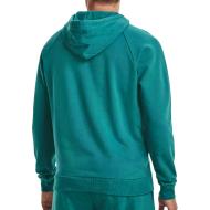 Sweat à capuche Turquoise Homme Under Armour Rival Fleece vue 2