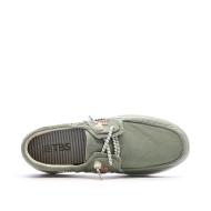 Zapatos náuticos verdes para mujer TBS de lona de algodón color arcilla ver 4
