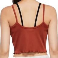 Débardeur Terracotta Femme Nike Slim vue 2
