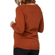 Pull de Grossesse Terracotta Femme Mamalicious vue 2