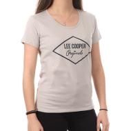 T-shirt Gris Femme Lee Cooper Ota pas cher