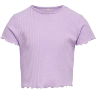 T-Shirt violet fille Only Kids Konnella