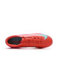Chaussures de Foot Rouges Homme Nike Zoom Vapor 16 Academy FG/MG vue 4