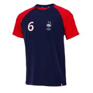Pogba T-shirt Fan Marine/Rouge Homme Equipe de France pas cher