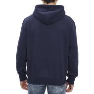 Sudadera con capucha para hombre G-Star RAW Logo, color azul marino ver 2