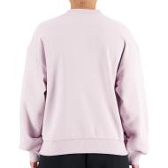 Sweat Mauve Femme New Balance Essentials French Terry vue 2