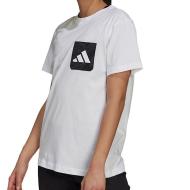 T-shirt Blanc Femme Adidas Lace Camo Gfx 1 pas cher