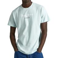 T-shirt Bleu Ciel Homme Pepe jeans Eggo SEB