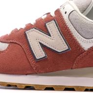 Baskets Rose/Gris Homme New Balance 574 vue 7