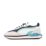 Baskets Grise Garçon Puma City Rider pas cher