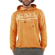 Sweat à Capuche Orange Homme Von Dutch RYAN pas cher