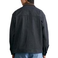Veste Noir Mixte Converse Denim Shirt vue 2