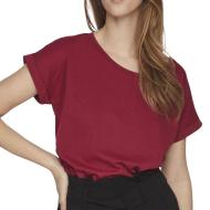T-shirt Rouge Femme Vila Dreamers