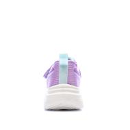 Baskets Mauves Clairs Fille Skechers Sola Glow vue 3