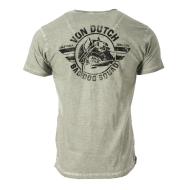 T-shirt Gris Homme Von Dutch Regular vue 2