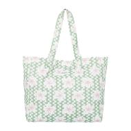 Tote Bag Vert à Fleurs Femme Roxy Anti Bad Vibes