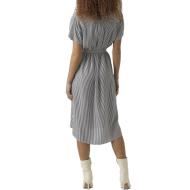 Robe à Marine/Blanc Femme Vero Moda Bumpy vue 2