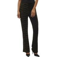 Pantalon Noir/Doré Femme Vero Moda Lucy Hw Glitter