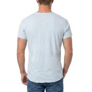 T-shirt Bleu Homme Paname Brothers TAZIO vue 2
