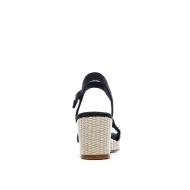 Tommy Hilfiger Women’s Black Heeled Sandals – Wedgeee Photo of the Espace des Marques %store% store - view of %key%