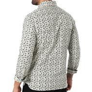 Chemise Beige Fleuris Homme Teddy Smith Carton Strectch vue 2