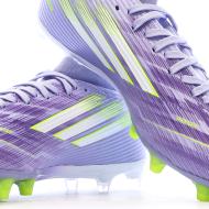 Chaussures de Football Mauves Homme Adidas F50 Sparkfusion League vue 7