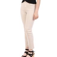 Jean Beige Femme My Tinas Pantalon Droit 201 pas cher