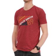 T-shirt Rouge Homme Teddy Smith Romer
