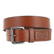 Ceinture Marron Clair Homme Superdry Badgeman Belt