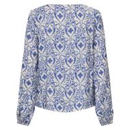 Blouse Blanche/Bleu Femme JDY Troya vue 2