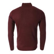 Pull Bordeaux Homme RMS26 Zip Basic vue 2