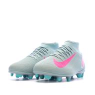 Chaussures de football Turquoise/Rose Garçon Nike Jp Superfly 10 Club vue 6