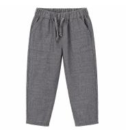 Pantalon Décontracté Gris Chiné Fille P'tit Mome Antoine pas cher