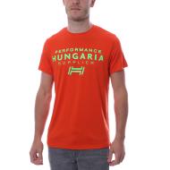 T-shirt orange homme Hungaria Basic Corporate pas cher