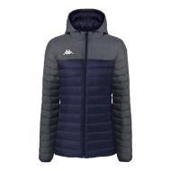 Doudoune Marine/Grise Femme Kappa Lamezia pas cher