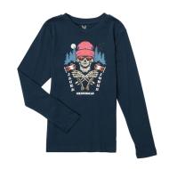 T-shirt Marine Garçon Jack & Jones Captain ML pas cher