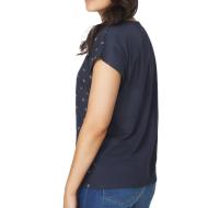 T-shirt Marine Femme TBS EDDENSAN vue 2