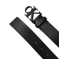 Ceinture Noir Homme Calvin Klein Jeans Ck Buckle Tumbled 35 vue 2