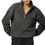 Sweat Gris Femme Kaporal MAGIE pas cher
