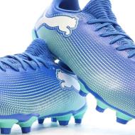 Chaussures de football Bleu Homme Puma Future 7 FG/AG vue 7