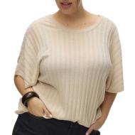 Pull Beige Femme Vero Moda Barbados pas cher