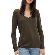 T-Shirt Kaki Femme Pieces Pckamala