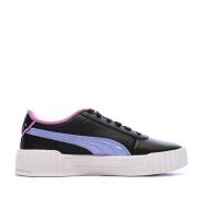 Baskets Noires/Mauve Fille Puma Carina 3.0 Jelly vue 2
