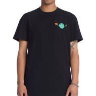 Camiseta negra para hombre de DC Shoes «Our World» barato