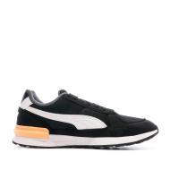 Baskets Noir/Orange Homme Puma Graviton vue 2