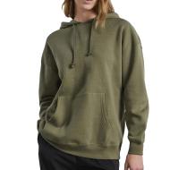 Sweat à Capuche Kaki Femme Pieces Oversized pas cher